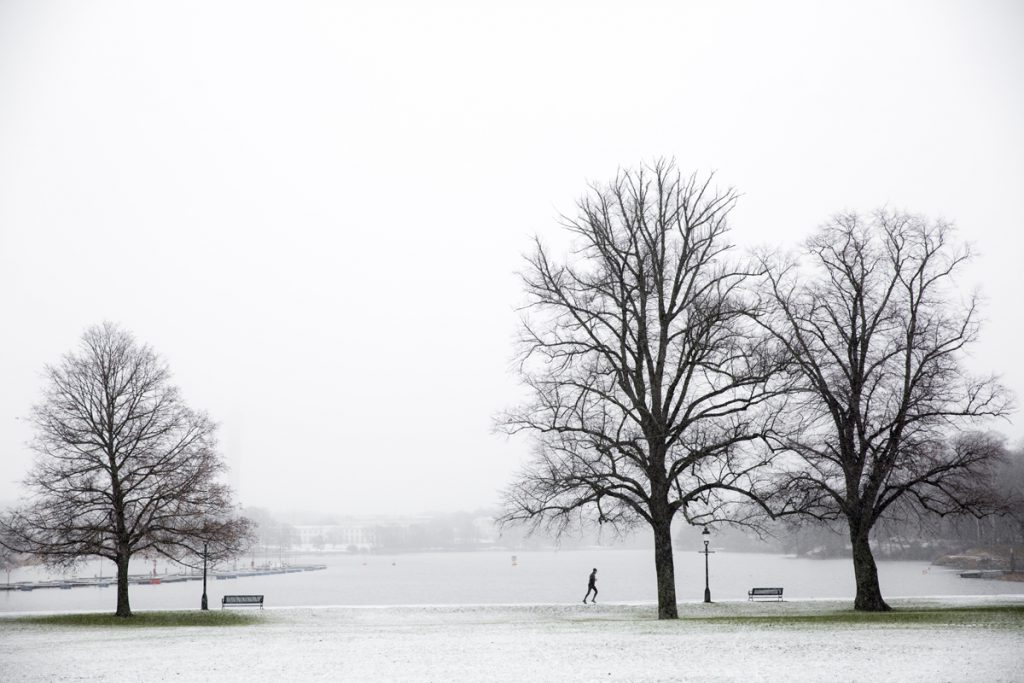 Vinterstämning på Djurgården