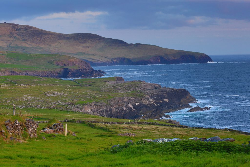 Skellig Ring, en kvällsutflykt på den vägsträcka som går längs ut på halvön