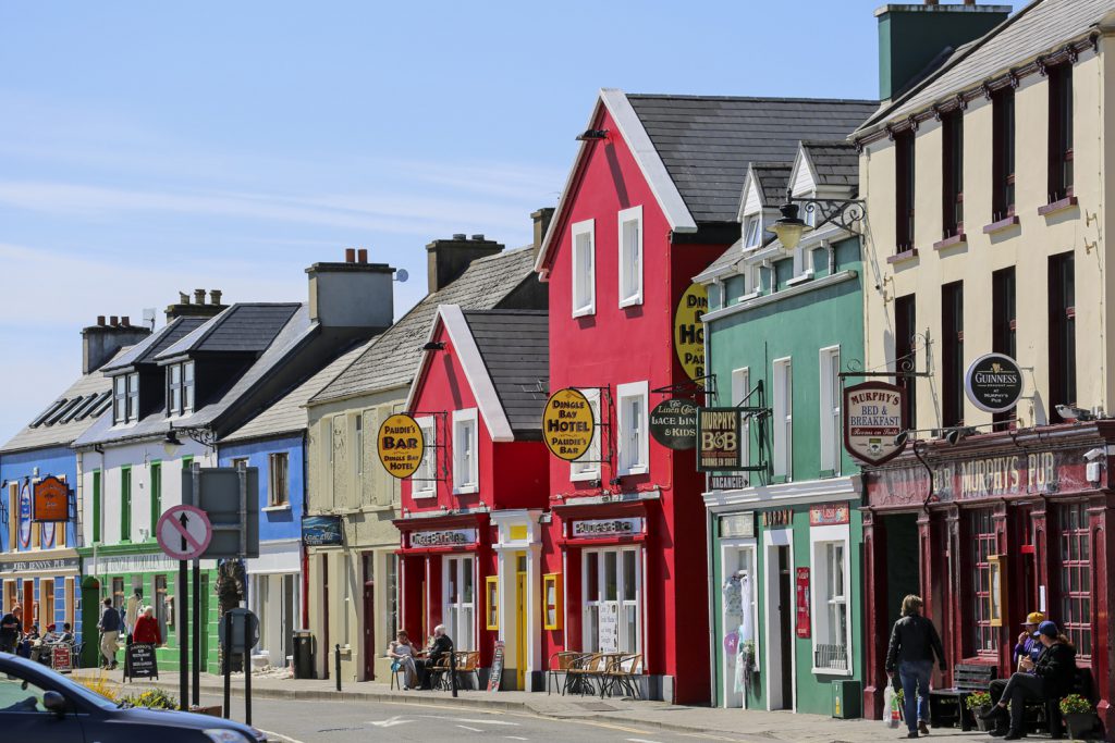 Dock är inte allt grönt på Irland. Dingle är ett lysande exempel på Irländsk färgprakt