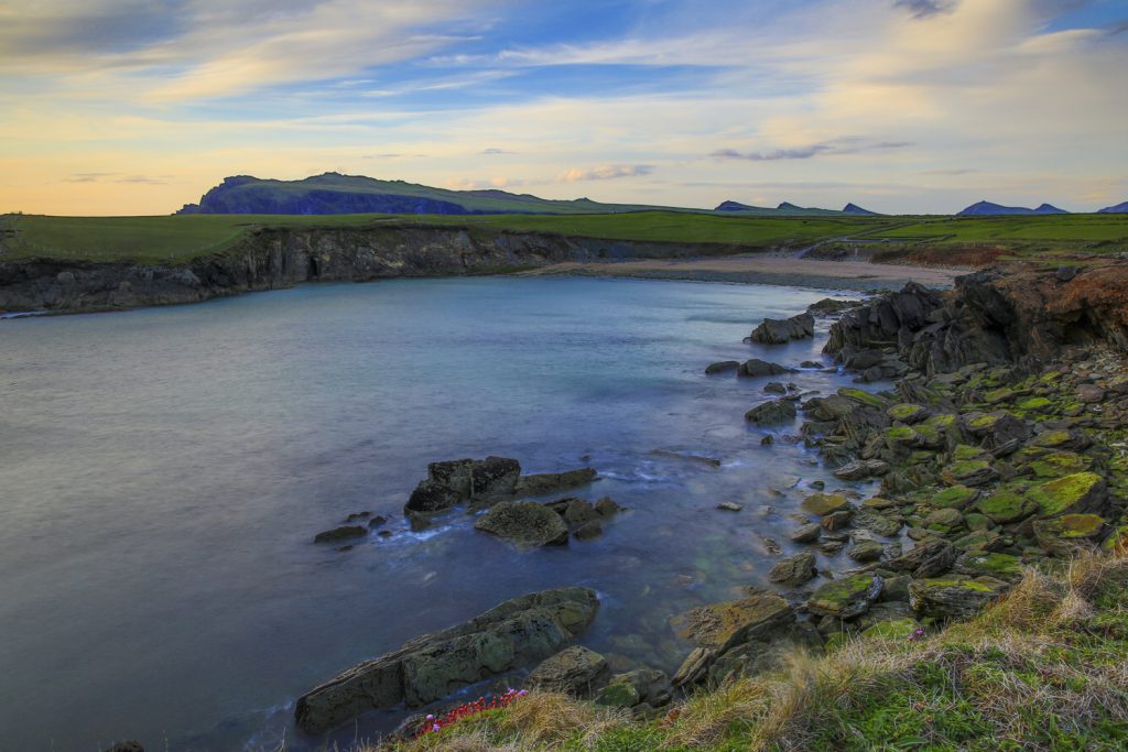 Enastående vackra landskap. Vid Slea Head på Dinglehalvön