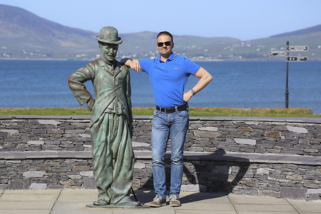 Jag och Charlie Chaplin i Waterville