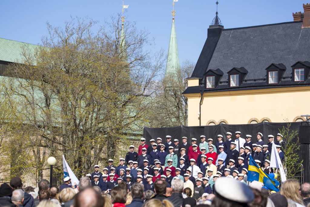 Valborgsgmässoafton på Borggården i Linöping