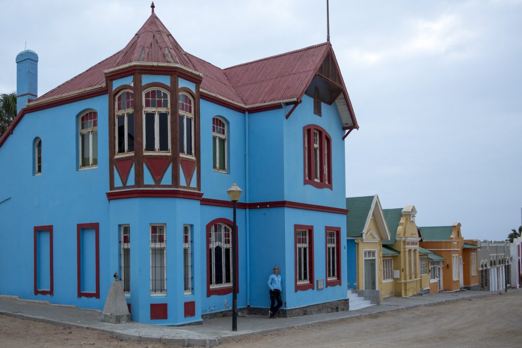 Den mest fotograferade gatan i kuststaden Luderitz