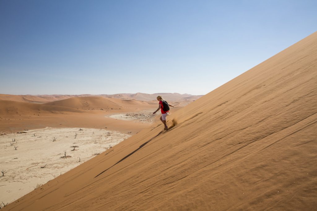 Har du provat att springa nerför ett berg av sand? Vi rekommenderar det starkt!