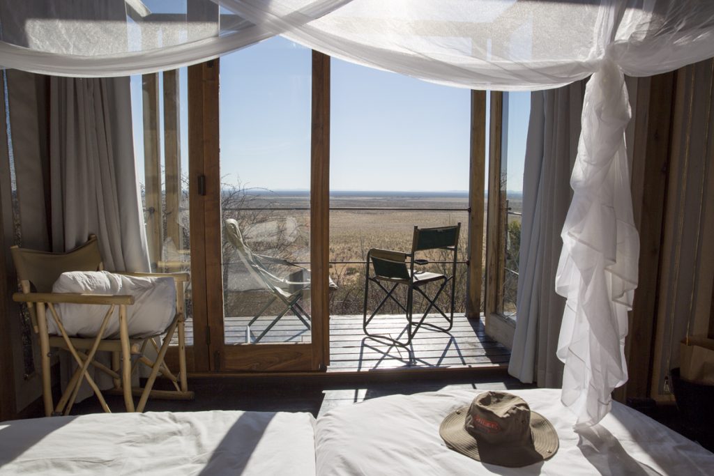 Första lodgen i Etosha - Dolomite Camp