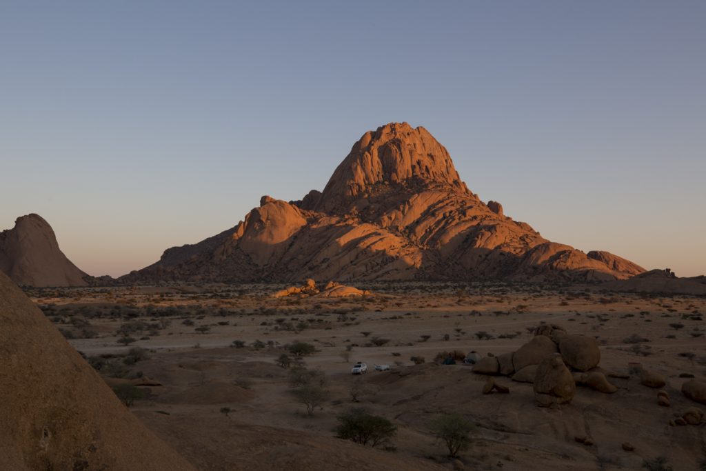 Spitzkoppe, en höjdarupplevelse, på 700 meter