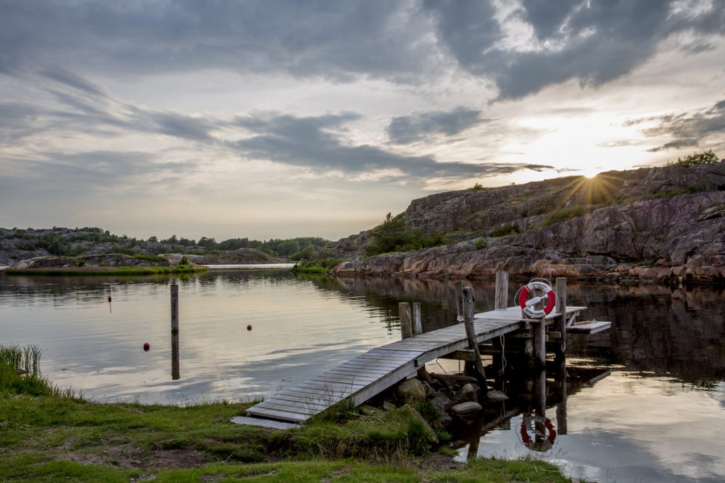 En stilla sommarkväll på Västkusten