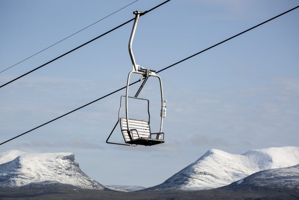 Vi fick hjälp uppför berget, men man det går naturligtvis bra att gå uppför också 