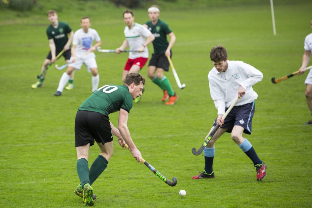 Vi hamnade mitt i en landhockeymatch när vi besökte Trinity College