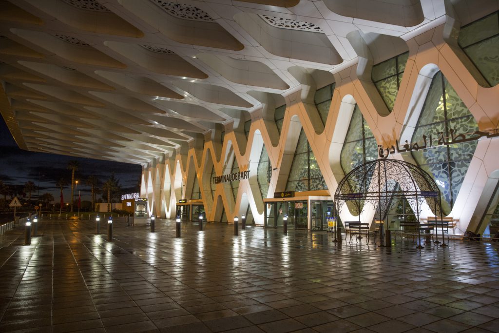 Marrakesh Menara Airport - Häftig design!