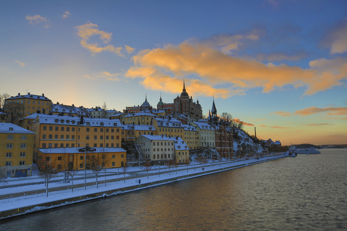 Vinter i vackra Stockholm